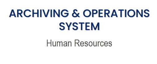 Archiving & HR Operations System